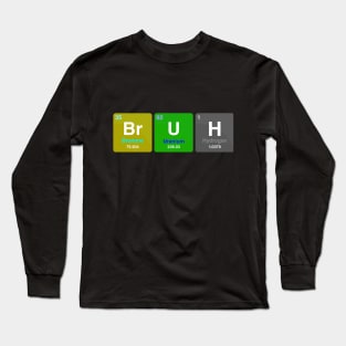 Bruh Funny Saying Meme Bro Mom Slang Boy Girls Teens Long Sleeve T-Shirt